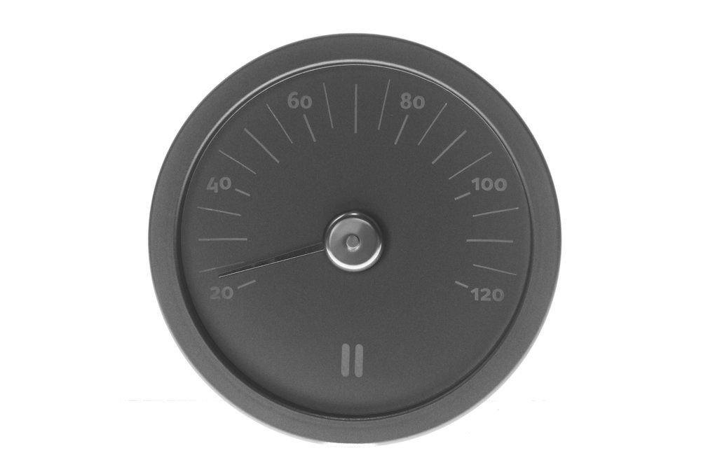 RENTO Sauna Thermometer Schwarz