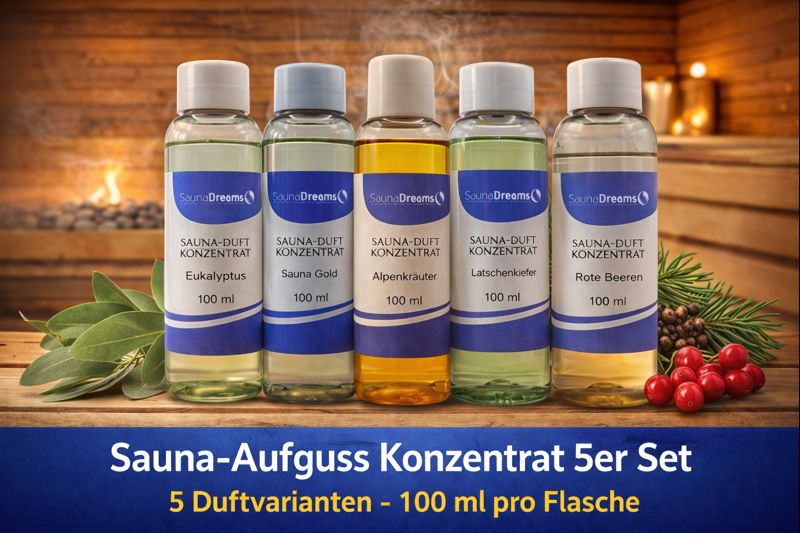 Sauna Aufguss Set - 5x100ml - Edition #1